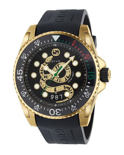 gucci dive watch 200m/660ft price|gucci watch with snake.